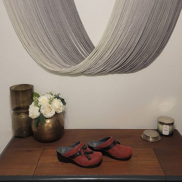 Dankso Shandi Snakeskin Clogs Sz 36 - Picture 4 of 8